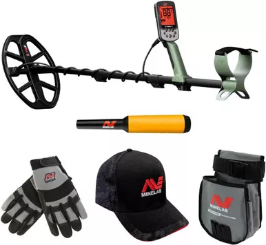 Minelab X-Terra PRO Detector/Pinpointer/Carry Case/Pouch/Gloves/Hat