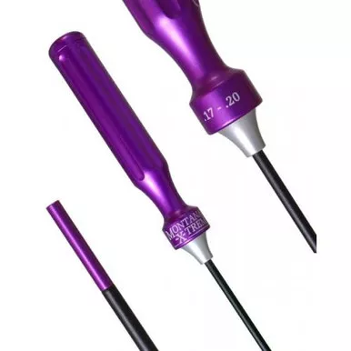 Montana X-Treme (MTX) 1-Piece Gun Cleaning Rod 17 to 20 Caliber 42" Coated Spring Steel 5 x 40 Female Thread