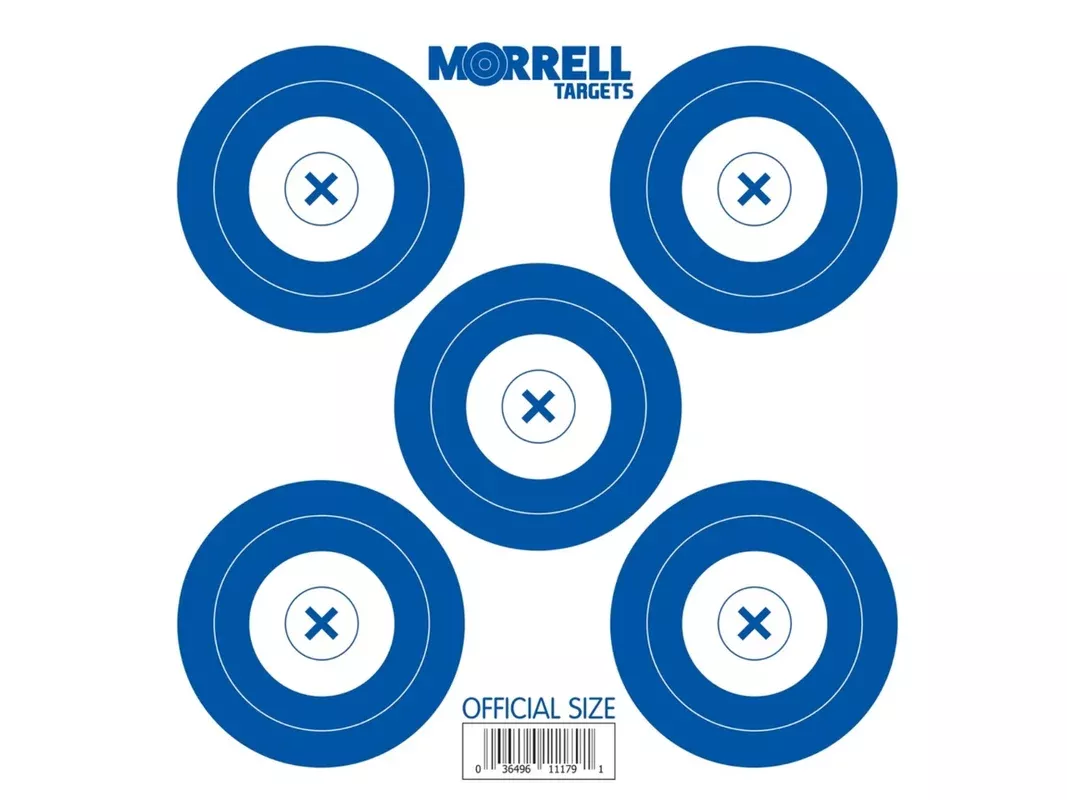 Morrell Targets 5 Spot Paper Archery Target Faces 100 PACK