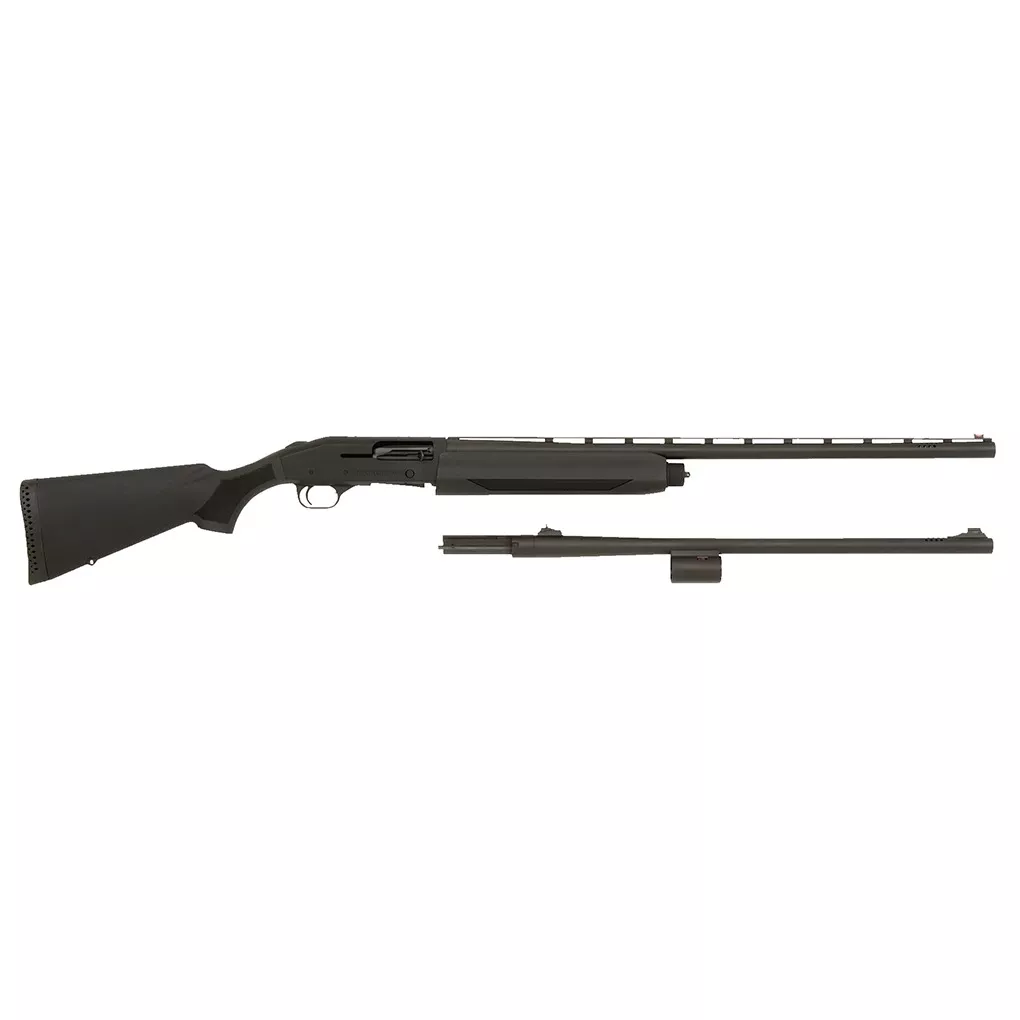 Mossberg 85238 930 Deer/Waterfowl 12 Gauge 24”/ 28” Blued Rec/Barrel, Black Synthetic Furniture