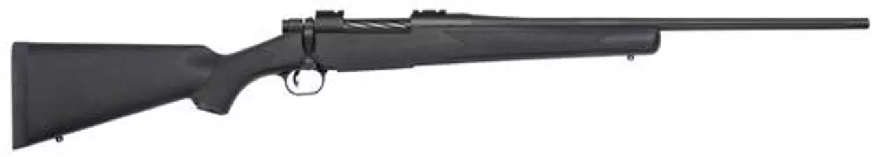 Mossberg Patriot Bolt 338 Winchester Magnum 22″ Barrel, Synthetic Black Stock B, 4rd
