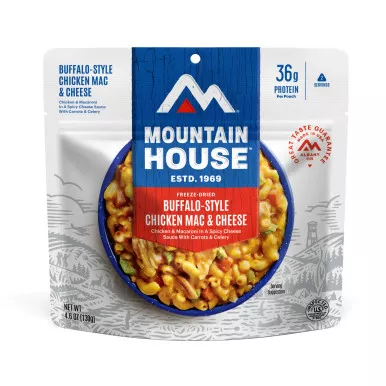 Mountain House Buffalo-Style Chicken Mac & Cheese Pouch
