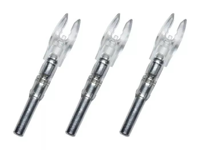 Nockturnal FIT Strobing Lighted Nock, Red/Blue, 3 Pack