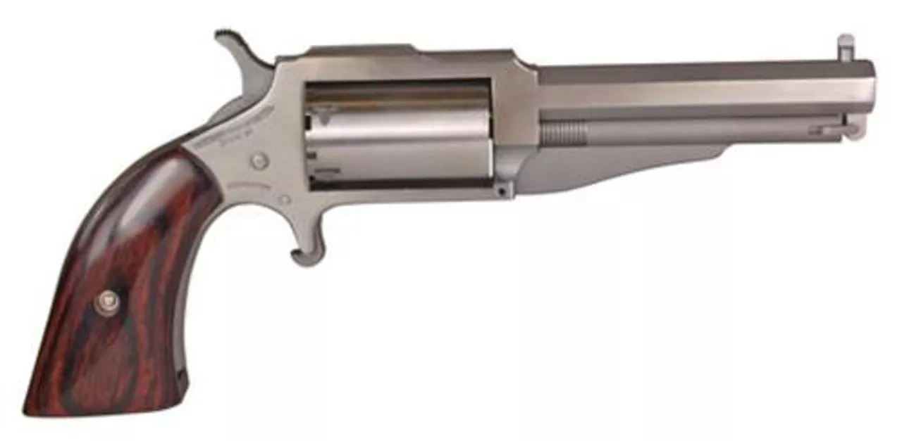 North American Arms NAA The Earl 1860 Conversion 22LR/.22 Mag 3″ Stainless Steel Heavy Octagon Barrel Bead Front Sight 5 Rounds