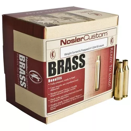 Nosler 10056 Centerfire Rifle204 Ruger Brass 50 Per Box