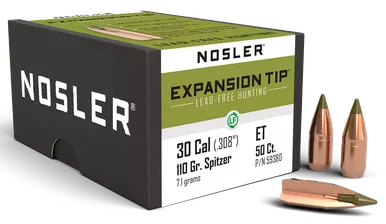 Nosler .300 AAC .308" 110gr E-Tip 50/Box