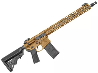 Noveske N4 Gen4 Recon 5.56mm 16" SS Rifle, Tiger Eye Brown