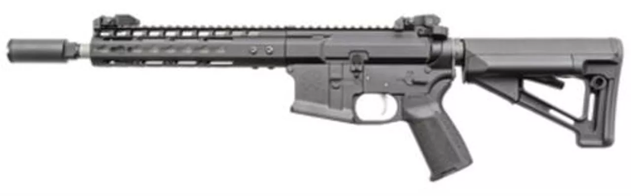 Noveske Rifleworks Gen III SBR 5.56mm, 10.5″ Stainless Steel Barrel, Bead-Blasted Finish, 1:7 Twist, 1/2-28 Threads, Back-Up Iron Sights, Magpul STR Stock, 30rd – All NFA Rules Apply