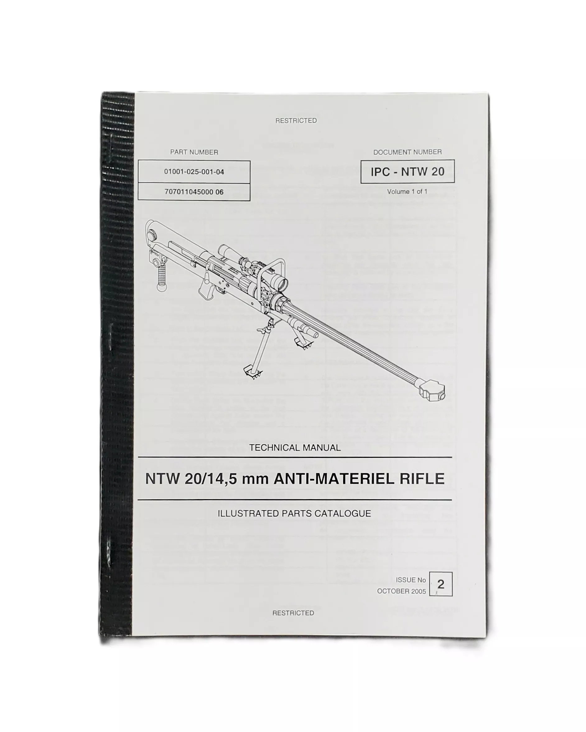 NTW 20/14.5mm Anti-Material Illustrated Parts Catalogue - Issue 2 - 2005