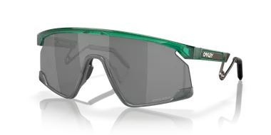 Oakley BXTR Metal Transparent Viridian Frame/Prizm Black Lens Sunglasses