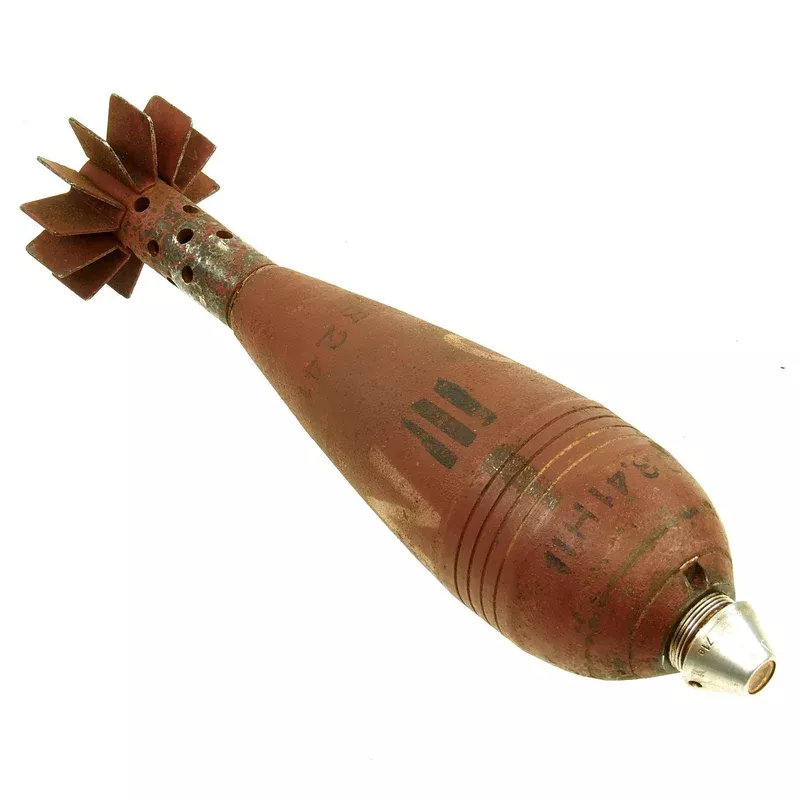Original German WWII 8cm Wgr 34Nb Smoke Mortar Round Granatwerfer GrW 34