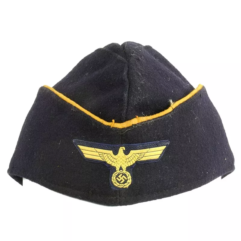Original German WWII Kriegsmarine Female Auxiliaries M38 Overseas Wool Cap size 56 – dated 1944
