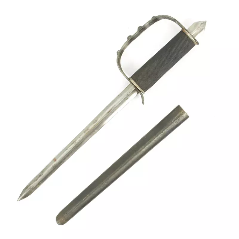 Original U.S. WWII First Pattern OSS Drop Knife with Scabbard