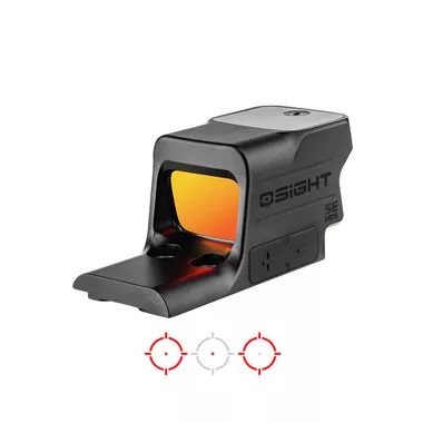 Osight SE MOS Direct-Mount Enclosed Red Dot Sight Multi-Reticle System