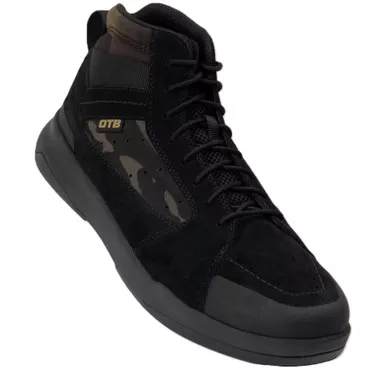 OTB Boots T-Kool #925 Mid Black Suede Boot