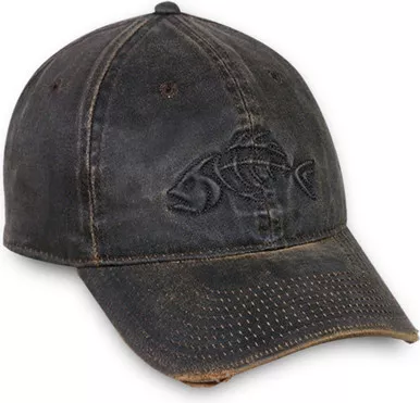 Outdoor Cap Adjustable Closure Bonefish Weathered Cotton Dark Brown OSFA