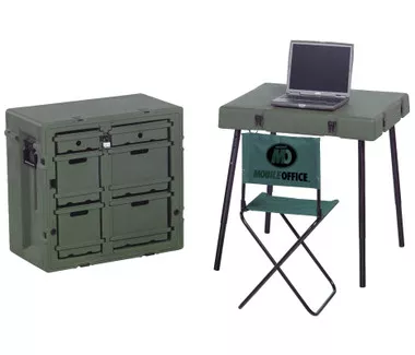 Pelican 472-ADMIN-DESK, OD Green - Open Box Display Model