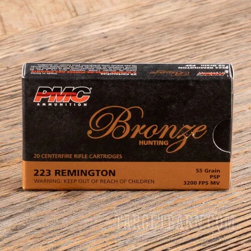 PMC 223 Remington Ammunition – 200 Rounds of 55 Grain PSP