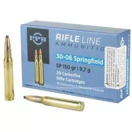 PPU 30-06 150gr Soft Point 20rd