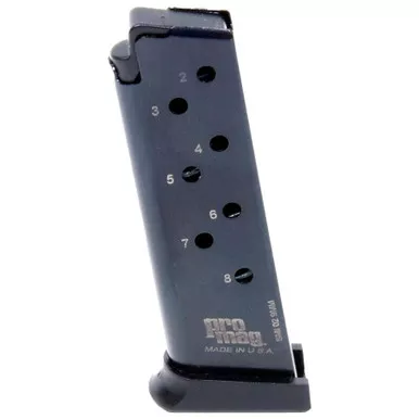 ProMag Magazine S&W 908, 3913, 3914, 3953 9mm Luger 8-Round Steel Blue