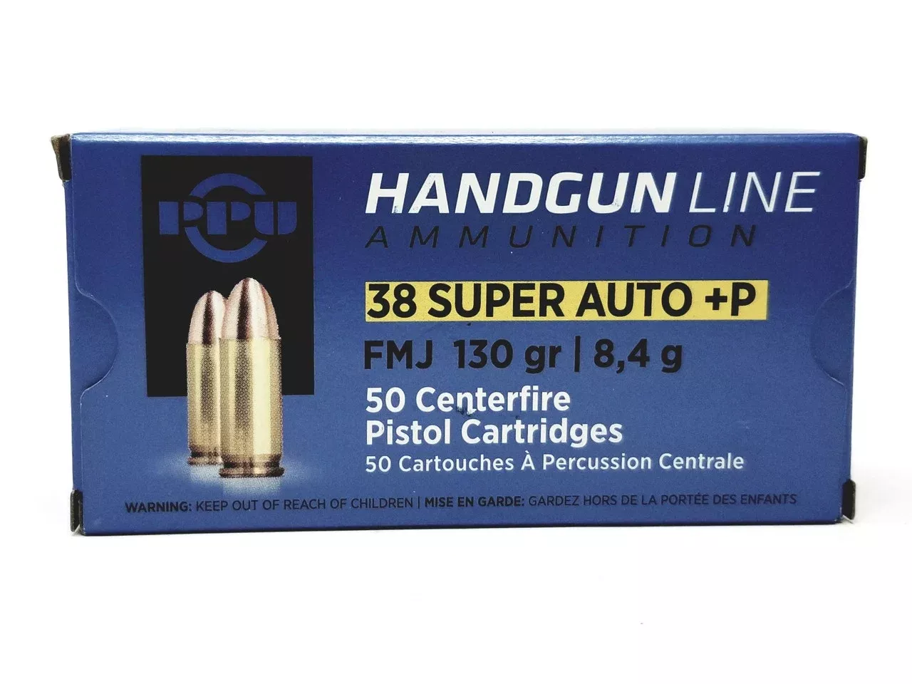 Prvi Partizan .38 Super HANDGUN LINE 130gr FMJ Ammo