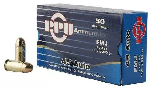 Prvi Partizan .45 ACP/Auto PPU 230gr FMJ Ammo