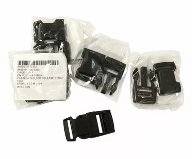 Quick Release Strap Fastener Black 5 pack