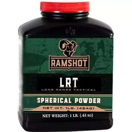 Ramshot LRT Smokeless Rifle Powder – 1 Pound Container for Long-Range Precision Reloading