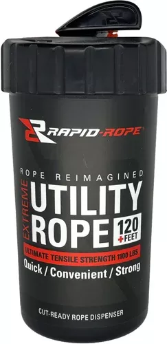 Rapid-Rope RRCW6003 Rope Canister White 120′ Long 6.30″ Long