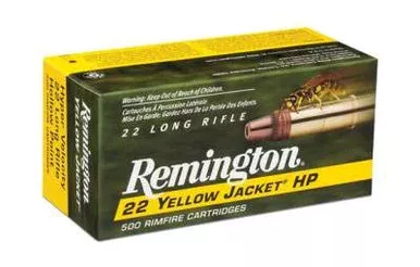 Remington 22LR Yellow Jacket High Velocity 33gr HP 500 rounds