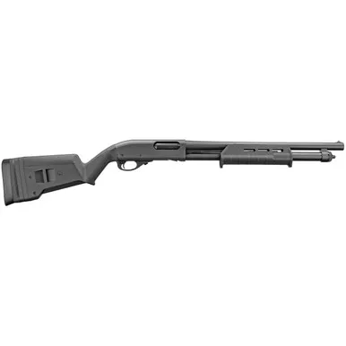 Remington 870 TAC Magpul Pump 12 Gauge Shotgun 18.5" Black Barrel Black Straight Grip Stock