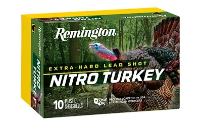 Remington Ammunition 26688 Nitro Turkey 12 Gauge 2.75″ 1 1/2 oz 5 Shot 10 Per Box/ 10 Cs