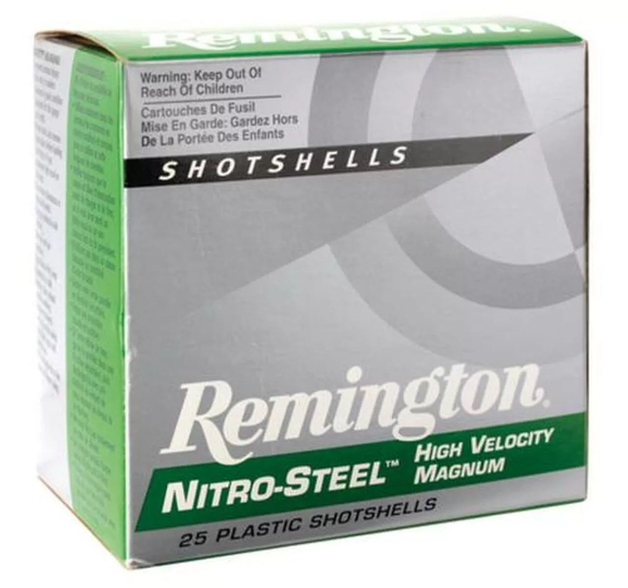 Remington Nitro Steel 12 Ga, 3″, 1.4oz, 2 Shot, 25rd/Box