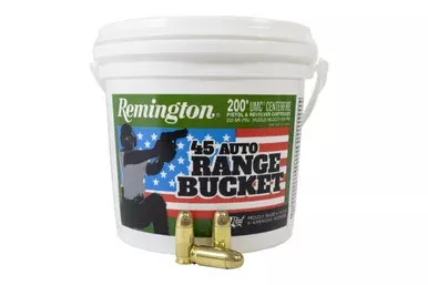 Remington UMC 45 AUTO L45AP4BC 230 Grain Full Metal Jacket BUCKET 200 rounds