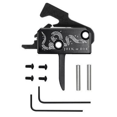 Rise Armament RA-140 SST Trigger Join or Die (3.5lb Pull Weight, Flat Trigger Blade)