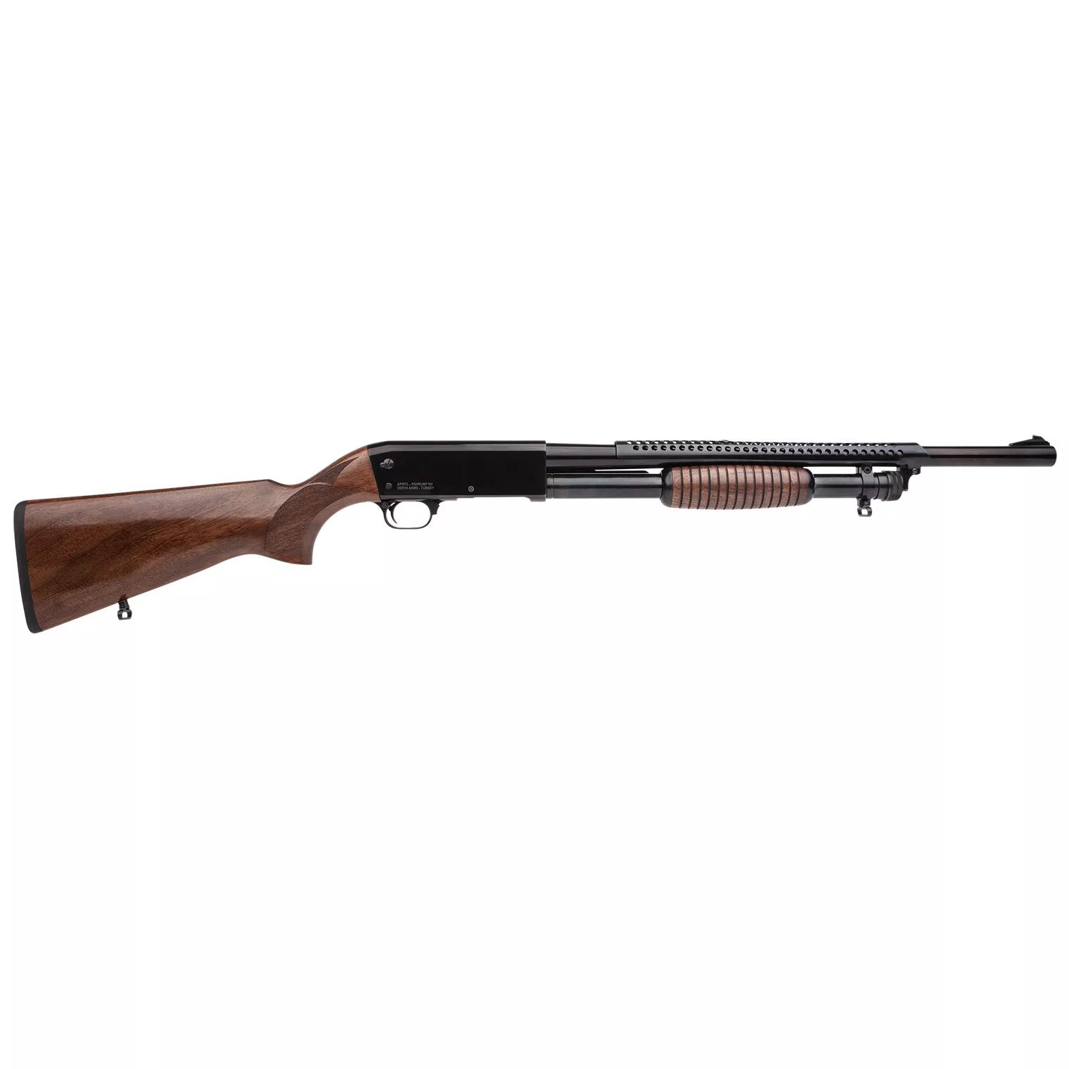 Rock Island TPAS T1897 12 Gauge with 18.50” Barrel, 3” Chamber, 5+1 Capacity, Black Metal Finish & Walnut Stock Right Hand (Full Size)