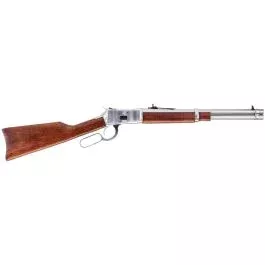Rossi R92 Lever Action Rifle – Stainless Steel .45 Long Colt 16.5″ Barrel 8rd Hardwood Stock & Forend