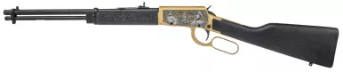 Rossi Rio Bravo 22LR 18" BBL Theodore Roosevelt RL22181WD-GLD2TR Gold Wood
