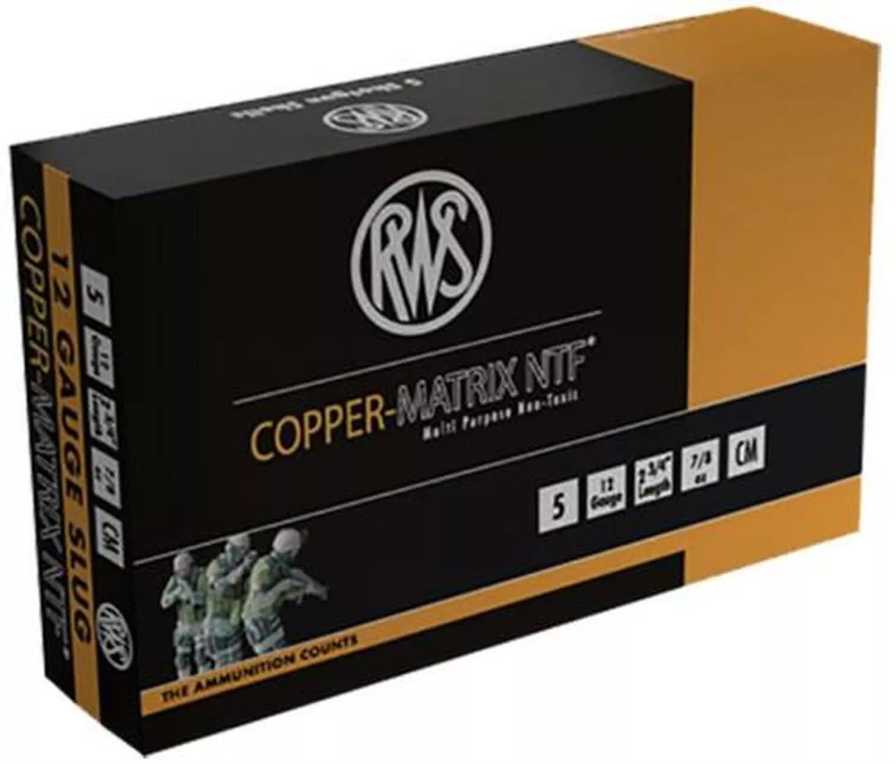 Ruag Ammotec Copper Matrix NTF 00 Buck/Slug 12ga 2.75″ 7/8 oz 5Box