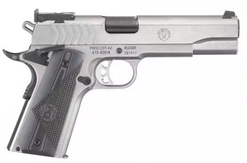 Ruger 6759 SR1911 Target 9mm 5 9+1 G10 Grip Stainless Steel