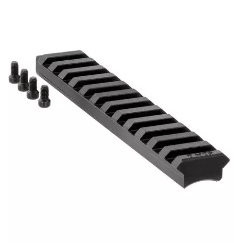 Ruger 90673 Precision Rimfire 0 MOA Picatinny Alumonum Black Hard Coat Anodized