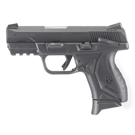 Ruger American Compact 9mm Pistol With Manual Safety, Black – 8639