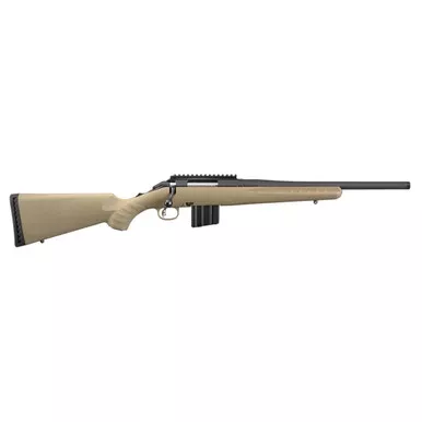 Ruger American Ranch 350 Legend Bolt Action Rifle 16.38″ Matte Black Threaded Barrel, Matte Black Picatinny Rail Steel Receiver, Flat Dark Earth Fixed Synthetic Stock
