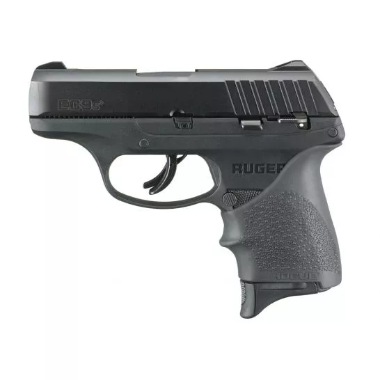 Ruger EC9S 9mm Pistol With Hogue Grip, Black – 13211