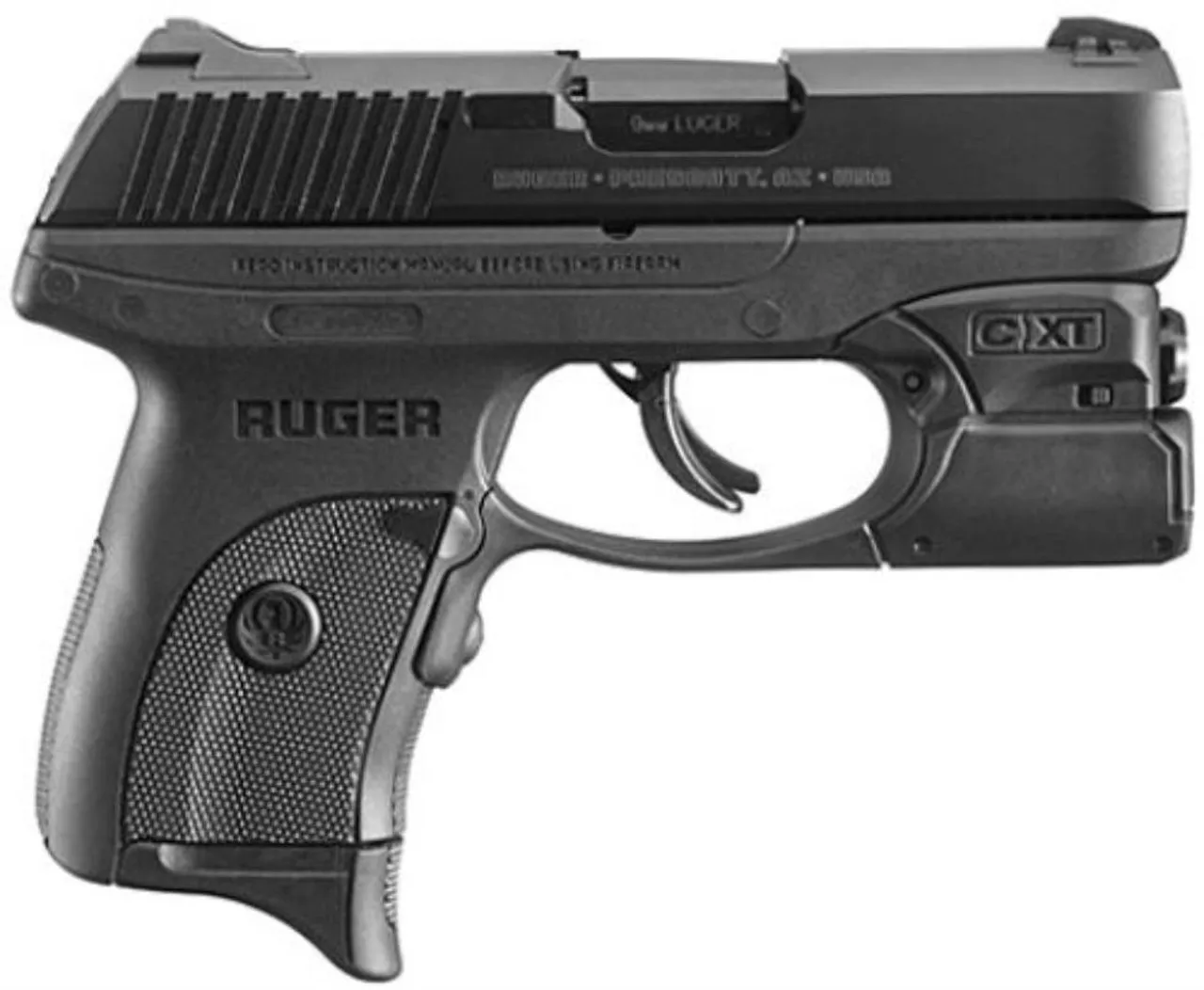 Ruger LC9S Pro, 9mm, 3.12″, 7rd, Blued, W/Crimson Trace Light