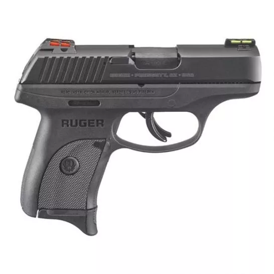 Ruger LC9S Subcompact 9mm Pistol With Hi Viz Sights, Black – 3270