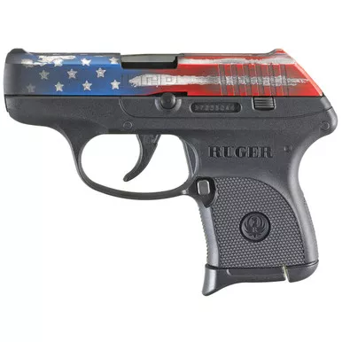 Ruger LCP .380 ACP Pistol 2.75" Barrel 6+1 Round American Flag Cerakote Slide