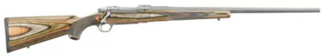 Ruger M77 Predator 22-250, SS, Laminate Stock, 24″ Barrel