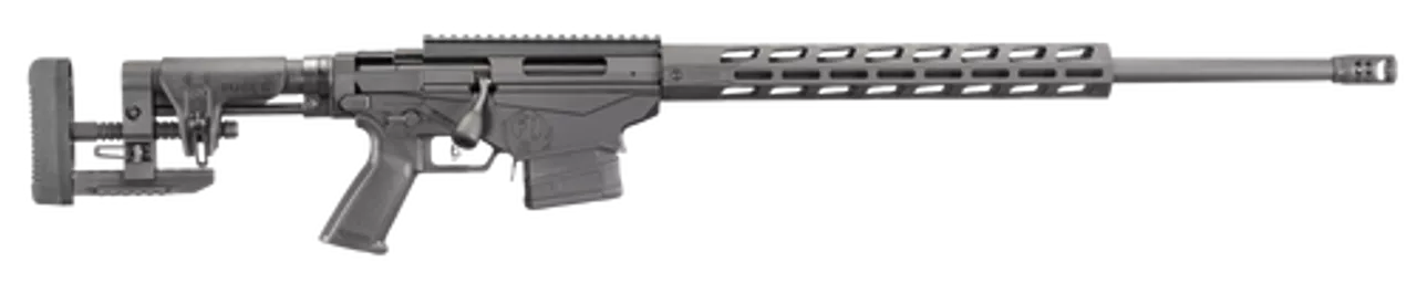 Ruger Precision 6.5 PRC, 26″ Barrel, Precision Adjustable Black Stock, Black Hardcoat Anodized
