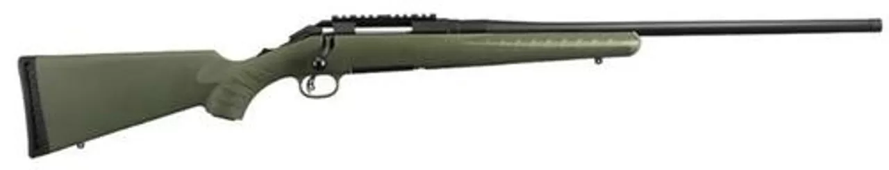Ruger Predator Predator 308 18″ Green Composite Stock